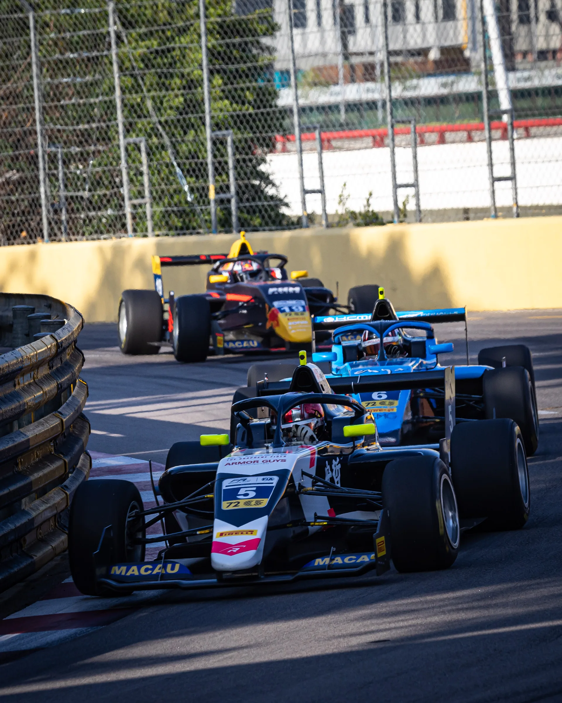 Enzo Deligny racing through the streets of Macao Formula Regional 2025